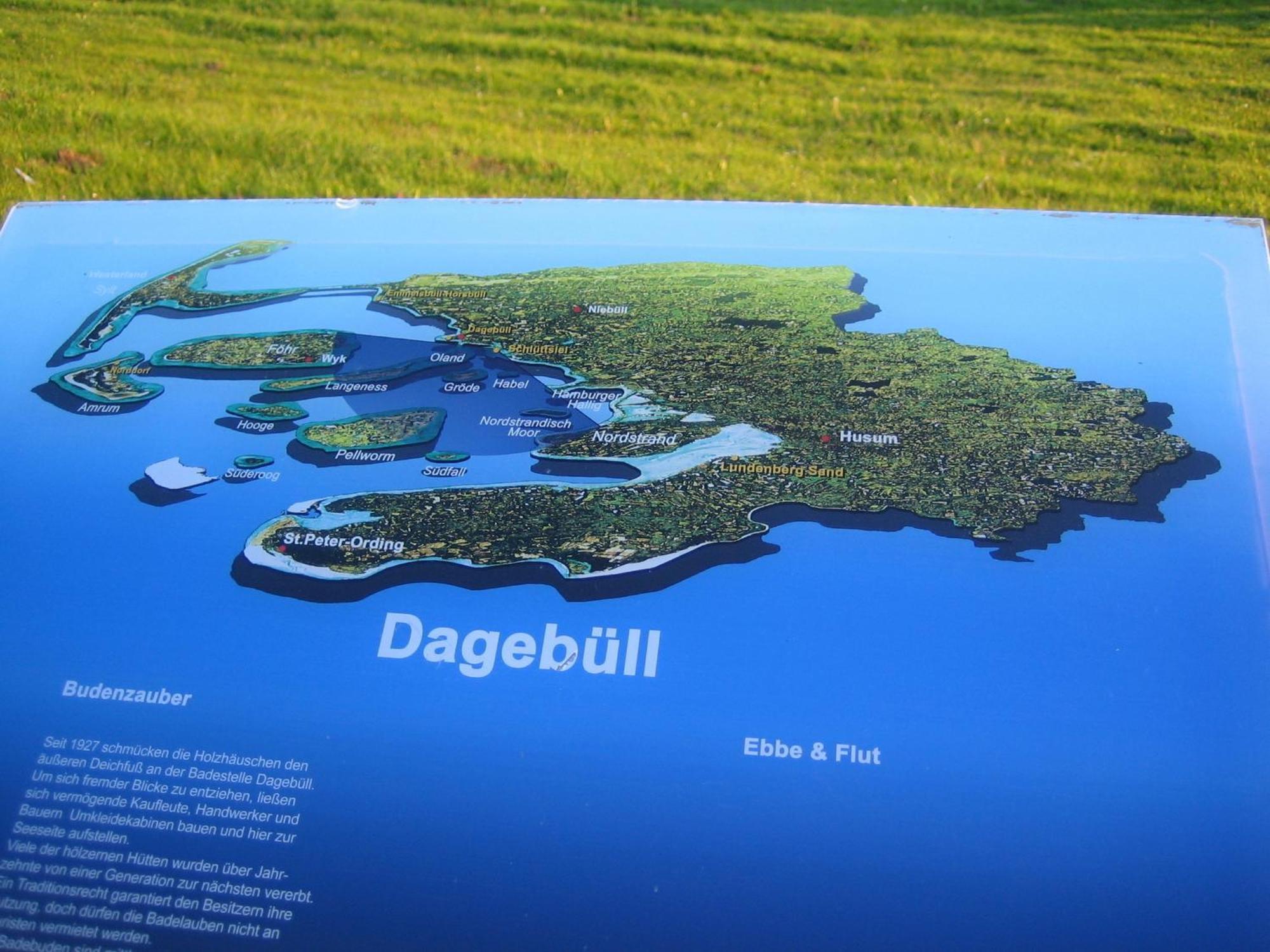 Haus Halligblick, Ferienwohnungen Am Wattenmeer, Whg Hamburger Hallig Dagebuell Luaran gambar